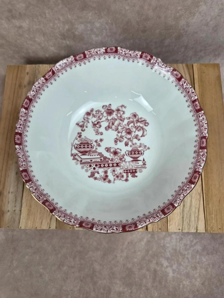 Ensaladera Seltmann Weiden Bavaria Theresia roja – Porcelana alemana vintage – photo 6